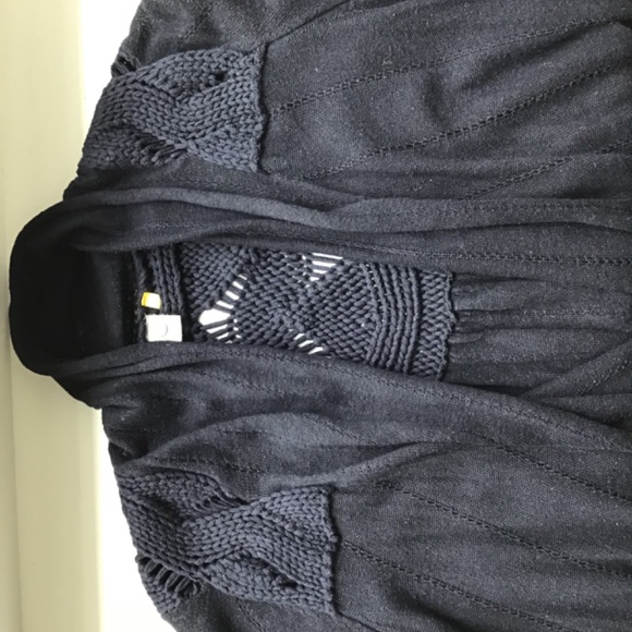 Anthropologie Knitted & Knotted Crochet Boho Cardigan - Picture 3 of 5